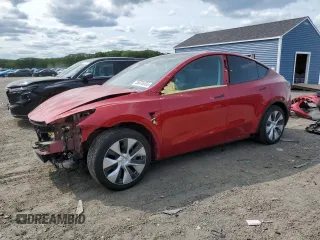 2021 Tesla Model Y Long Range z VIN 5YJYGAEE5MF145681, wystawiony jako Copart lot #58476535 z przebiegiem 90 638 mil mil oraz Szkoda całkowita • Salvage title. Historia ofert i sprzedaży dostępna na DreamBid. Obrazek 1.