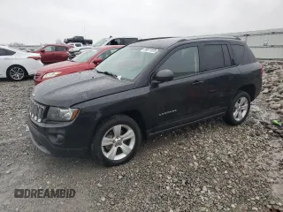2017 Jeep Compass Sport with VIN 1C4NJCBA2HD147449, listed as a Copart auction lot 89077535 with 132,150 mi miles and Salvage Title. Bid and sale history available at carsss.com. Image 1.
