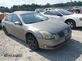 2004 Nissan Maxima SE with VIN 1N4BA41EX4C818420, listed as a IAAI auction lot 42601827 with 179,196 mi miles and . Bid and sale history available at DreamBid. Image 1.