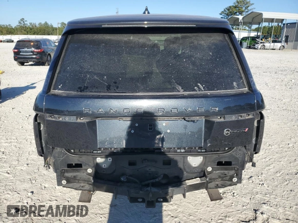 2018 Land Rover Range Rover with VIN SALGW2SE0JA514355, listed as a Copart auction lot 77074334 with 51,410 mi miles and Salvage title. Bid and sale history available at DreamBid. Image 6.