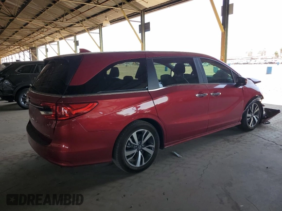 2022 Honda Odyssey Touring с VIN 5FNRL6H89NB053400, выставлен на аукционе Copart как лот 60657685 с пробегом 40 371 миль миль и Списание • Salvage title. История ставок и продаж доступна на DreamBid. Изображение 3.