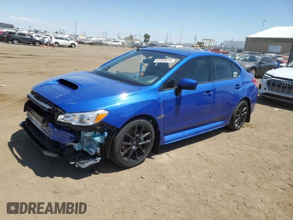 2020 Subaru WRX Limited with VIN JF1VA1F63L8820282, listed as a Copart auction lot 61443414 with 16,577 mi miles and Salvage Title. Bid and sale history available at carsss.com. Image 1.