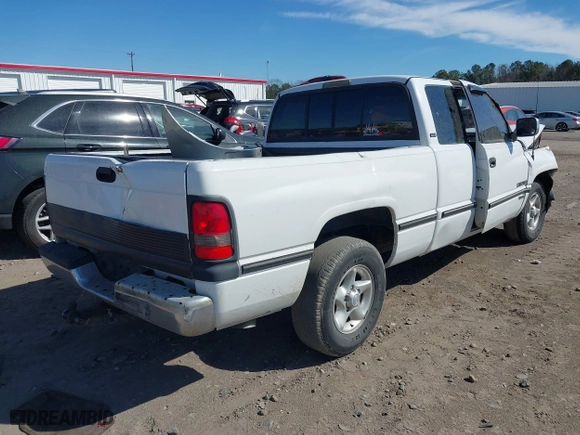1996 Dodge Ram 1500 with VIN 1B7HC13Z3TJ119296, listed as a IAAI auction lot 41698632 with 186,256 mi miles. Bid and sale history available at carsss.com. Image 4.