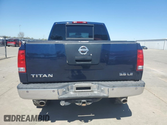 2006 Nissan Titan SE with VIN 1N6AA07BX6N540330, listed as a Copart auction lot 50526555 with 233,859 mi miles and Clean title. Bid and sale history available at DreamBid. Image 6.