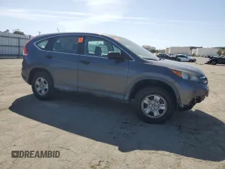 2012 Honda CR-V LX with VIN 2HKRM4H31CH603757, listed as a Copart auction lot 52631095 with 75,734 mi miles and Salvage title. Bid and sale history available at DreamBid. Image 4.
