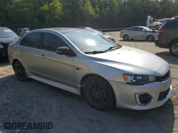 2017 Mitsubishi Lancer ES with VIN JA32U2FU3HU012908, listed as a Copart auction lot 68503554 with 91,508 mi miles and Salvage Title. Bid and sale history available at carsss.com. Image 4.