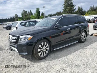 2018 Mercedes-Benz GLS 450 z VIN 4JGDF6EE4JB045435, wystawiony jako Copart lot #56171105 z przebiegiem 153 208 mil mil oraz Tytuł czysty. Historia ofert i sprzedaży dostępna na DreamBid. Obrazek 1.
