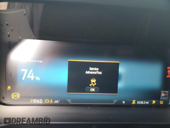 2024 Ford F-150 Lightning Lariat with VIN 1FT6W5L7XRWG09251, listed as a Copart auction lot 59702915 with 6,338 mi miles and Non repairable. Bid and sale history available at DreamBid. Image 9.