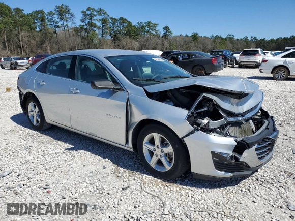 2022 Chevrolet Malibu LS with VIN 1G1ZC5ST0NF167071, listed as a Copart auction lot 47744305 with 30,689 mi miles and Salvage Title. Bid and sale history available at DreamBid. Image 4.