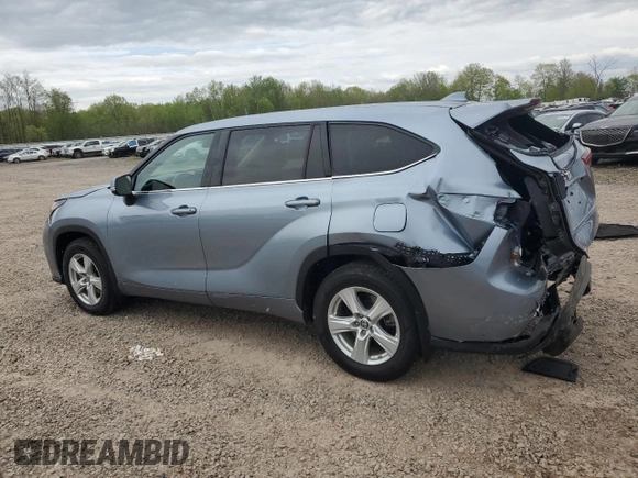 2021 Toyota Highlander L z VIN 5TDBZRBH0MS138565, wystawiony jako Copart lot #56910965 z przebiegiem 48 074 mil mil oraz Szkoda całkowita • Salvage title. Historia ofert i sprzedaży dostępna na DreamBid. Obrazek 2.