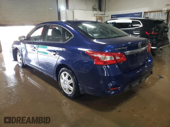 2017 Nissan Sentra SV with VIN 3N1AB7AP3HY274171, listed as a Copart auction lot 51244035 with 43,427 mi miles and Salvage Title. Bid and sale history available at carsss.com. Image 2.