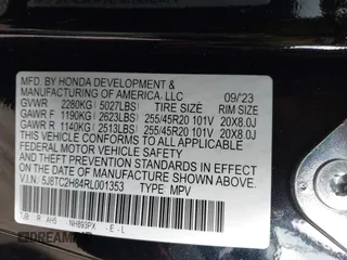 2024 Acura RDX Advance с VIN 5J8TC2H84RL001353, выставлен на аукционе IAAI как лот 42032966 с пробегом 21 496 миль миль и . История ставок и продаж доступна на DreamBid. Изображение 9.