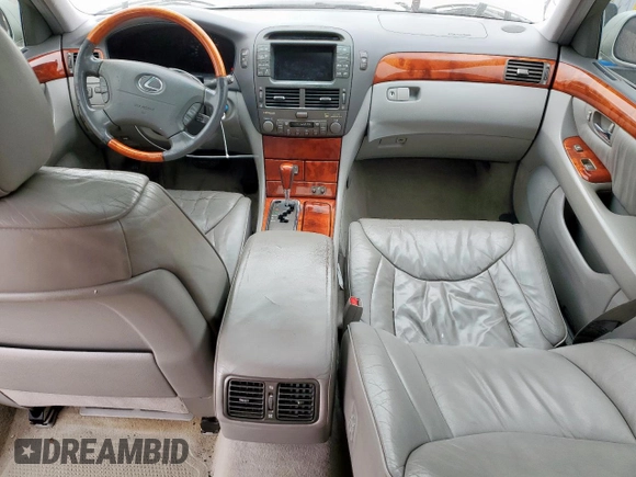 2002 Lexus LS 430 z VIN JTHBN30F120091703, wystawiony jako Copart lot #46336525 z przebiegiem Nie podano mil oraz Szkoda całkowita • Salvage title. Historia ofert i sprzedaży dostępna na DreamBid. Obrazek 8.