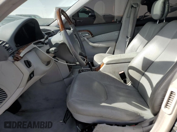 2002 Mercedes-Benz S 500 с VIN WDBNG75J42A299015, выставлен на аукционе Copart как лот 56361665 с пробегом 149 381 миль миль и Списание • Salvage title. История ставок и продаж доступна на DreamBid. Изображение 7.
