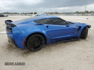 2019 Chevrolet Corvette Grand Sport 1LT with VIN 1G1YW2D73K5114299, listed as a Copart auction lot 48708685 with 56,131 mi miles and Salvage title. Bid and sale history available at DreamBid. Image 3.