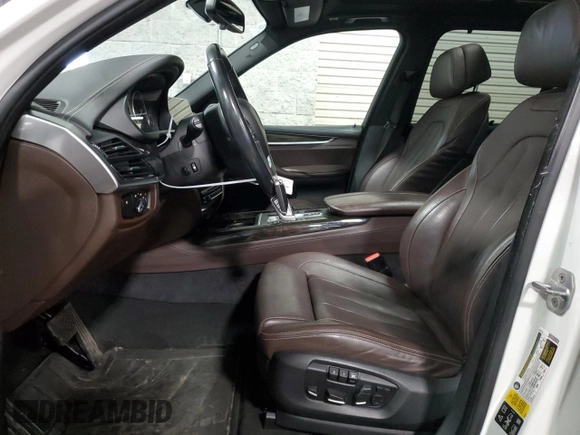 2017 BMW X5 xDrive50i with VIN 5UXKR6C57H0J84002, listed as a Copart auction lot 62474004 with 109,029 mi miles and Salvage title. Bid and sale history available at DreamBid. Image 7.