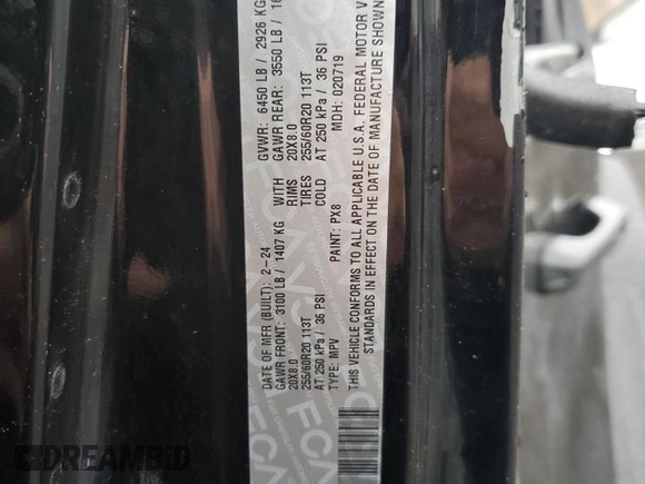 2024 Jeep Wrangler Sahara с VIN 1C4RJXP60RW257385, выставлен на аукционе Copart как лот 52192275 с пробегом 20 899 миль миль и Списание • Salvage title. История ставок и продаж доступна на DreamBid. Изображение 12.
