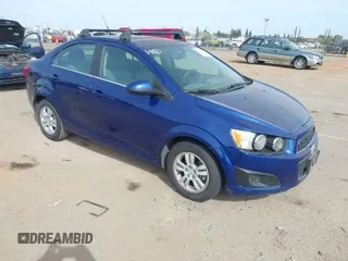 2014 Chevrolet Sonic LT with VIN 1G1JC5SH7E4192263, listed as a IAAI auction lot 42052585 with 126,120 mi miles and . Bid and sale history available at DreamBid. Image 1.