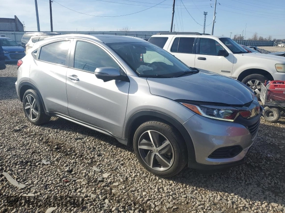2022 Honda HR-V EX-L with VIN 3CZRU6H71NM741224, listed as a Copart auction lot 49439515 with 27,961 mi miles and Salvage Title. Bid and sale history available at carsss.com. Image 4.