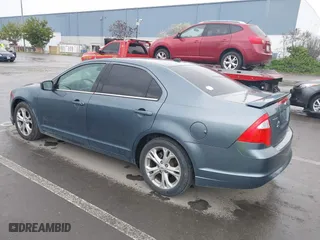 2012 Ford Fusion SE with VIN 3FAHP0HA7CR218880, listed as a IAAI auction lot 41816975 with 175,491 mi miles. Bid and sale history available at carsss.com. Image 3.
