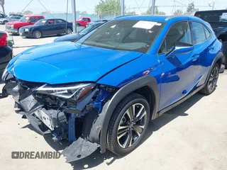 2022 Lexus UX with VIN JTHX3JBH0N2049742, listed as a IAAI auction lot 41917341 with 18,728 mi miles. Bid and sale history available at carsss.com. Image 2.