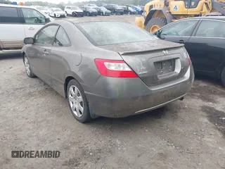 2008 Honda Civic Cpe LX with VIN 2HGFG11638H524802, listed as a IAAI auction lot 42117211 with 145,778 mi miles. Bid and sale history available at carsss.com. Image 3.