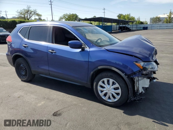2017 Nissan Rogue S with VIN KNMAT2MVXHP554548, listed as a Copart auction lot 53005245 with 112,515 mi miles and Salvage title. Bid and sale history available at DreamBid. Image 4.