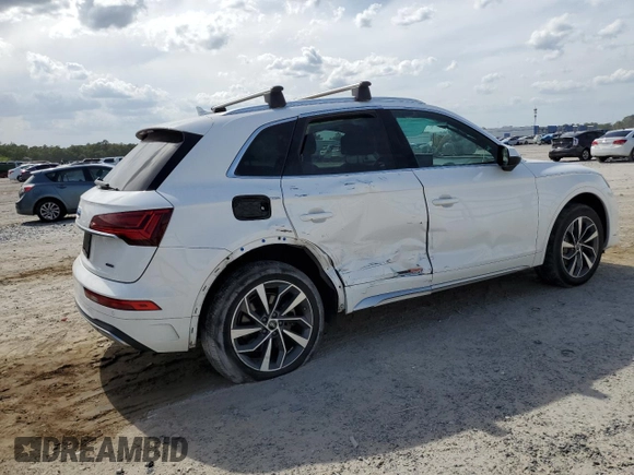 2021 Audi Q5 Premium Plus z VIN WA1BAAFY9M2116861, wystawiony jako Copart lot #55532615 z przebiegiem 68 239 mil mil oraz Nie do naprawy • Non repairable. Historia ofert i sprzedaży dostępna na DreamBid. Obrazek 3.