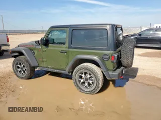 2021 Jeep Wrangler Rubicon with VIN 1C4HJXCG4MW787846, listed as a Copart auction lot 58221835 with 25,729 mi miles and Salvage title. Bid and sale history available at DreamBid. Image 2.