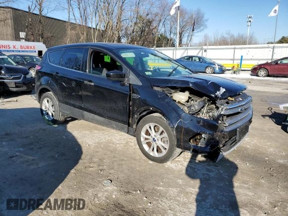 2017 Ford Escape SE with VIN 1FMCU9GD0HUD01592, listed as a Copart auction lot 88724565 with 110,255 mi miles and Salvage Title. Bid and sale history available at DreamBid. Image 4.