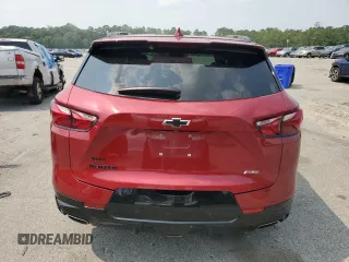 2019 Chevrolet Blazer RS with VIN 3GNKBERS8KS703823, listed as a Copart auction lot 59187075 with 75,979 mi miles and Salvage title. Bid and sale history available at DreamBid. Image 6.