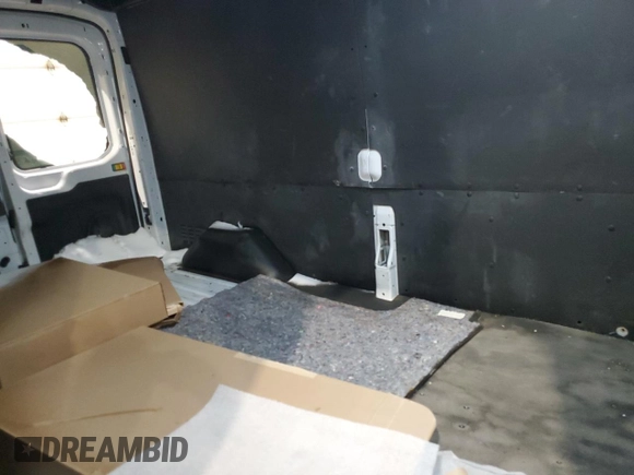 2021 Ford Transit Cargo with VIN 1FTBR1C81MKA62328, listed as a Copart auction lot 44894585 with 75,951 mi miles and Salvage Title. Bid and sale history available at DreamBid. Image 10.