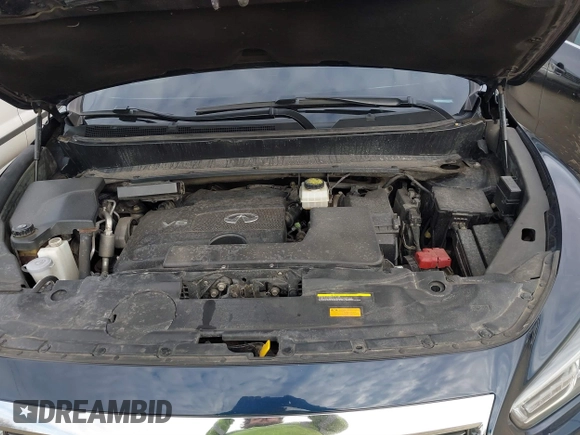 2017 Infiniti QX60 with VIN 5N1DL0MM2HC554832, listed as a IAAI auction lot 41664376 with 109,556 mi miles and . Bid and sale history available at DreamBid. Image 10.