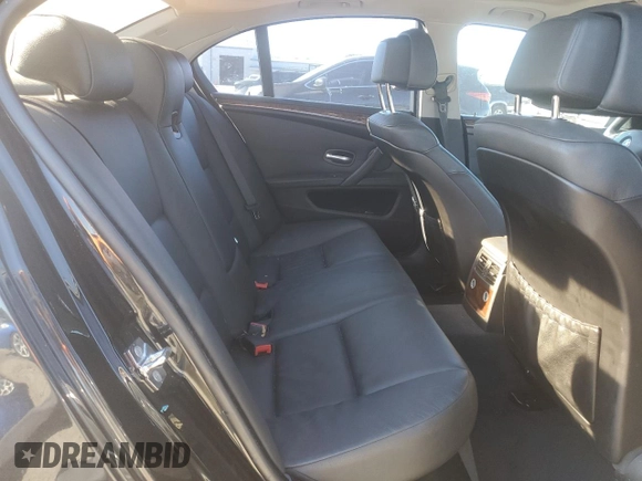 2008 BMW 5 Series 535i with VIN WBANW13578CZ81551, listed as a Copart auction lot 43568245 with 166,557 mi miles and Salvage Title. Bid and sale history available at carsss.com. Image 10.