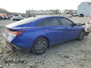 2024 Hyundai Elantra SEL with VIN KMHLM4DG4RU710620, listed as a Copart auction lot 47701365 with 19,745 mi miles and Salvage Title. Bid and sale history available at carsss.com. Image 3.