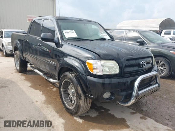 2006 Toyota Tundra Limited with VIN 5TBDT481X6S550947, listed as a IAAI auction lot 42063280 with 145,031 mi miles and . Bid and sale history available at DreamBid. Image 1.