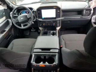 2024 Ford F-150 STX with VIN 1FTEW2LP1RFB39332, listed as a Copart auction lot 51200975 with 7,684 mi miles and Salvage Title. Bid and sale history available at carsss.com. Image 8.