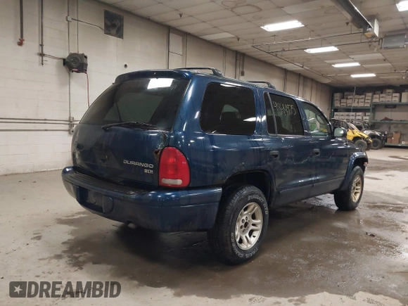2003 Dodge Durango SLT with VIN 1D4HS48N53F630167, listed as a IAAI auction lot 41844975 with 239,212 mi miles and . Bid and sale history available at DreamBid. Image 4.