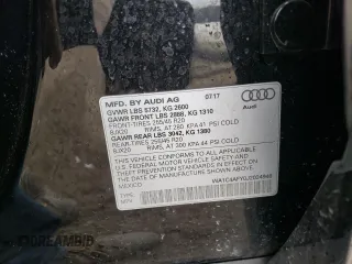 2018 Audi SQ5 Prestige with VIN WA1C4AFY0J2024948, listed as a Copart auction lot 43245814 with 71,669 mi miles and . Bid and sale history available at DreamBid. Image 12.