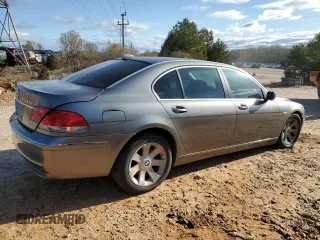 2007 BMW 7 Series 750Li with VIN WBAHN83597DT67408, listed as a Copart auction lot 47984505 with 119,384 mi miles and Clean Title. Bid and sale history available at carsss.com. Image 3.