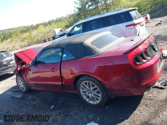 2014 Ford Mustang V6 with VIN 1ZVBP8EM0E5276555, listed as a IAAI auction lot 41995485 with 77,141 mi miles. Bid and sale history available at carsss.com. Image 15.