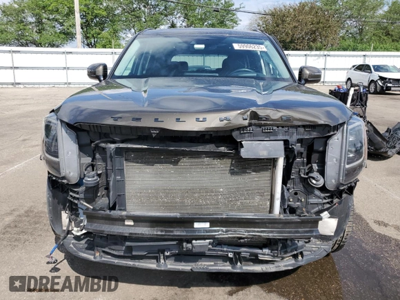 2021 Kia Telluride SX with VIN 5XYP5DHC6MG186195, listed as a Copart auction lot 59906235 with 77,626 mi miles and Salvage title. Bid and sale history available at DreamBid. Image 5.
