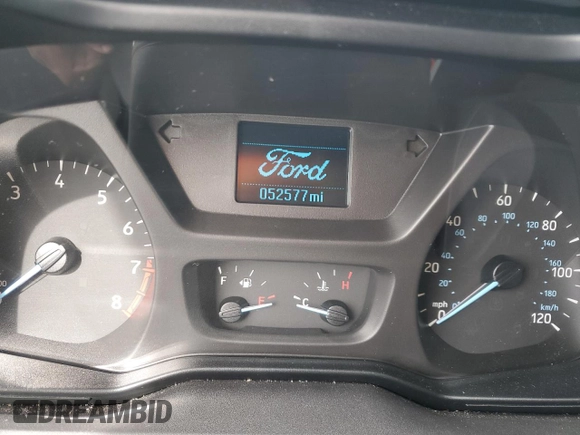 2018 Ford Transit with VIN 1FTYR1CM0JKA78832, listed as a Copart auction lot 74309964 with 52,577 mi miles and Salvage Title. Bid and sale history available at DreamBid. Image 9.