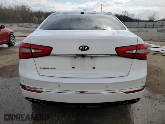 2016 Kia Cadenza Premium z VIN KNALN4D74G5211256, wystawiony jako Copart lot #50929215 z przebiegiem 75 846 mil mil oraz Szkoda całkowita • Salvage title. Historia ofert i sprzedaży dostępna na DreamBid. Obrazek 6.