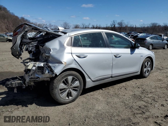 2019 Hyundai Ioniq Limited with VIN KMHC75LD7KU159934, listed as a Copart auction lot 52484375 with 26,629 mi miles and Salvage title. Bid and sale history available at DreamBid. Image 3.