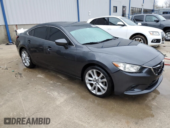 2014 Mazda 6 i Touring with VIN JM1GJ1V6XE1135521, listed as a Copart auction lot 48473935 with 127,376 mi miles and Salvage Title. Bid and sale history available at DreamBid. Image 4.
