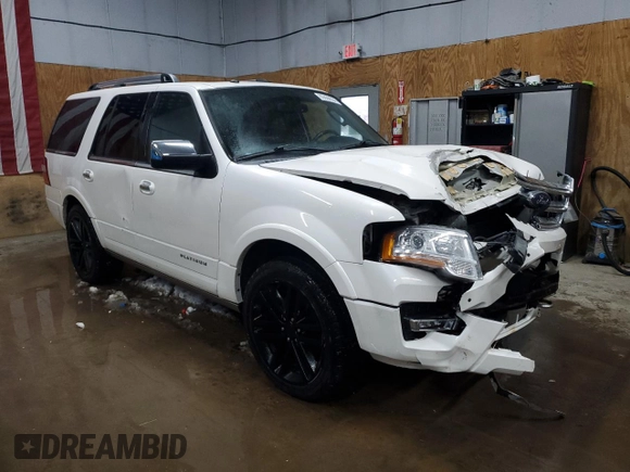 2017 Ford Expedition Platinum with VIN 1FMJU1MT9HEA42468, listed as a Copart auction lot 85666634 with 98,512 mi miles and Clean title. Bid and sale history available at DreamBid. Image 4.