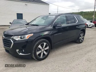 2021 Chevrolet Traverse LT Leather with VIN 1GNEVHKW6MJ262684, listed as a Copart auction lot 64939884 with 27,744 mi miles and Salvage Title. Bid and sale history available at carsss.com. Image 1.