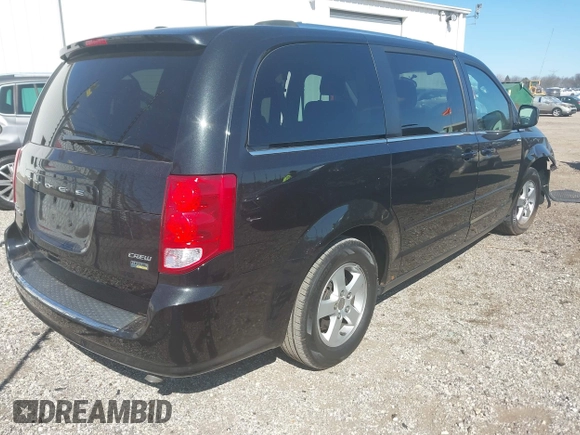 2011 Dodge Grand Caravan Crew with VIN 2D4RN5DG0BR684749, listed as a IAAI auction lot 42056781 with 138,181 mi miles and . Bid and sale history available at DreamBid. Image 4.