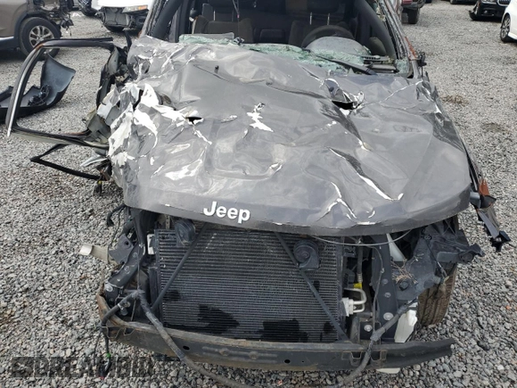 2017 Jeep Grand Cherokee Limited with VIN 1C4RJEBGXHC712537, listed as a Copart auction lot 53204385 with 0 mi miles and Salvage Title. Bid and sale history available at carsss.com. Image 12.